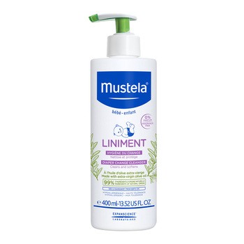 Mustela Bebe-Enfant Liniment, emulsja oczyszczająca skórę pod pieluszką, 400 ml