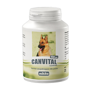 Mikita Canvital + czosnek, karma uzupełniająca dla psów, tabletki, 150 szt.
