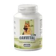 Mikita Canvital + czosnek, karma uzupełniająca dla psów, tabletki, 150 szt.