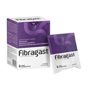 Fibragast, saszetki z proszkiem, smak winogronowy, 12 szt.