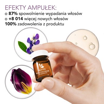 Zestaw Phytocyane, szampon uzupełniający kurację przeciw wypadaniu włosów dla kobiet, 250 ml + kuracja przeciw wypadaniu włosów dla kobiet, 12 ampułek x 5 ml