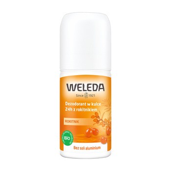 Weleda, dezodorant w kulce z rokitnikiem 24 h, 50 ml