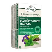 Herbatka Dla skóry, włosów i paznokci, fix, saszetki, 2g, 20 szt. (Herbapol Kraków)