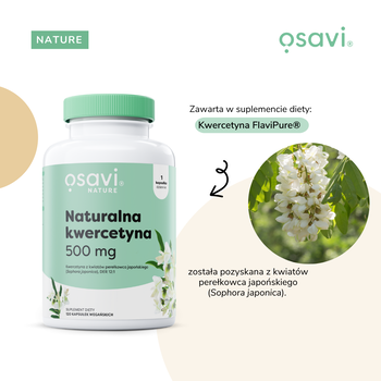 Osavi Naturalna kwercetyna 500 mg, kapsułki, 60 szt.