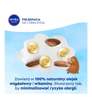Nivea Baby, krem pielęgnacyjny do twarzy i ciała, 100 ml