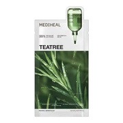 Mediheal Teatree Essential Mask, kojąco-nawilżająca maska w płachcie z olejkiem z drzewa herbacianego, 24 ml