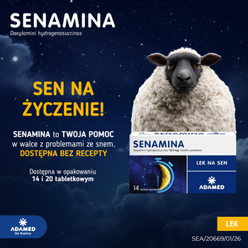 Senamina, 12,5 mg, tabletki powlekane, 20 szt.