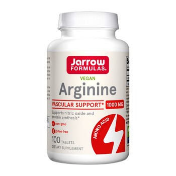 Jarrow Formulas Arginine, tabletki, 100 szt.