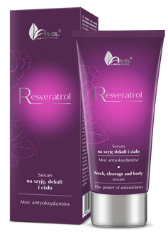 Ava Resveratrol, ujędrniające serum na szyję, dekolt i ciało, 100 ml