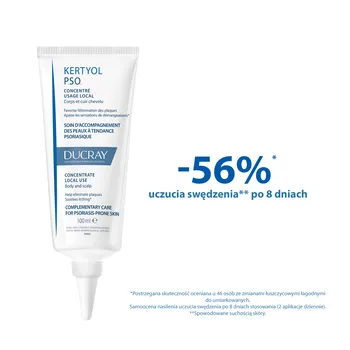 Ducray Kertyol PSO, koncentrat do stosowania miejscowego, skóra skłonna do łuszczycy, 100 ml