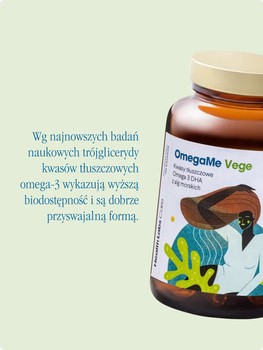 OmegaMe Vege, kapsułki miękkie, 60 szt.