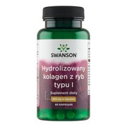Hydrolizowany kolagen z ryb typu I, 400 mg, kapsułki, 60 szt.