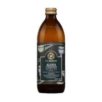 Herbal Monasterium Aloes z miąższem, sok, 500 ml