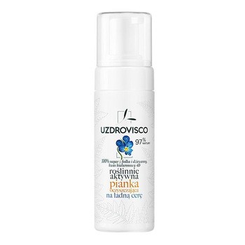 Uzdrovisco Fiołek, roślinnie aktywna pianka oczyszczająca na ładna cerę, 150 ml