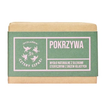 Mydlarnia 4 Szpaki, Pokrzywa, naturalne mydło w kostce, 110 g