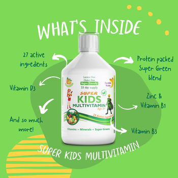 Super Kids Multivitamin, płyn, smak pomarańczowy, 500 ml