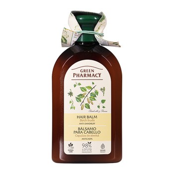 Green Pharmacy, balsam do włosów, przeciwłupieżowy, pąki brzozy, 300 ml