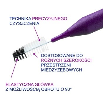 Elgydium Clinic Mono Compact 5, szczoteczka międzyzębowa, 4 szt.