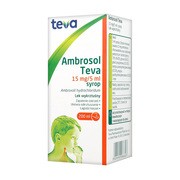 Ambrosol Teva, 15 mg/5 ml, syrop, 200 ml
