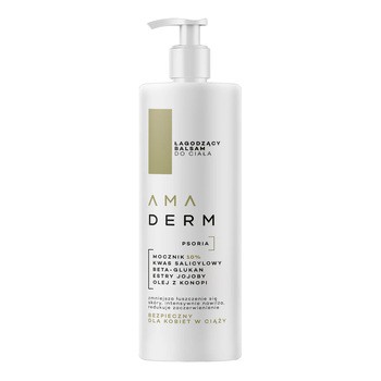 Amaderm Psoria, łagodzący balsam do ciała, 400 ml