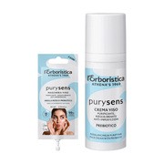 Zestaw L'Erboristica Purysens, maska do twarzy z różową glinka, 20 ml + przeciwzmarszczkowy krem równoważący z prebiotykami, 50 ml