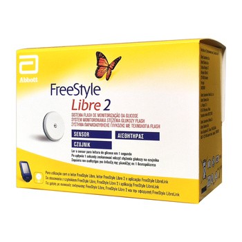 FreeStyle Libre 2, system monitorowania glukozy flash (sensor), 1 szt.