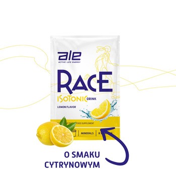 Ale Race Isotonic Drink Lemon Flavor, proszek, 31,5 g