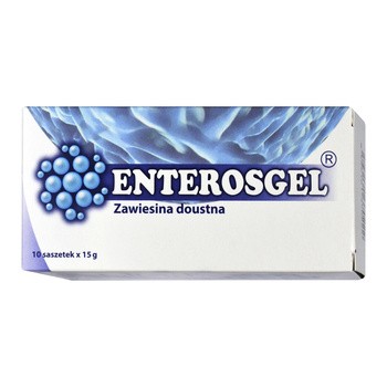 Enterosgel, zawiesina doustna, środek detoksykujący, 15 g, 10 saszetek