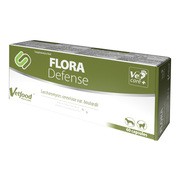 Vetfood Flora Defense, synbiotyk wspierający zdrowie przewodu pokarmowego zwierząt, kapsułki, 60 szt.