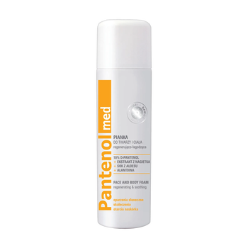 Pantenol Med, pianka do twarzy i ciała, regenerująco-łagodząca, 150 ml