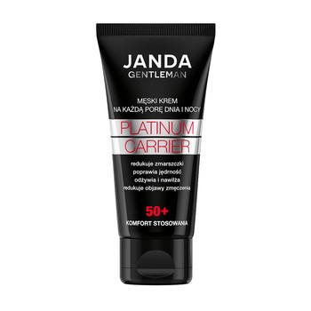 Janda Gentleman, Platinum Carrier 50+, męski krem na każdą porę dnia i nocy, 50 ml