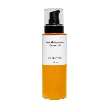 La Bomba, olejek pod prysznic Smooth Geranium Shower Oil, 100 ml