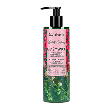 Vis Plantis, odżywka do włosów z tendencją do przetłuszczania, rozmaryn, ostropest, melisa, 400 ml