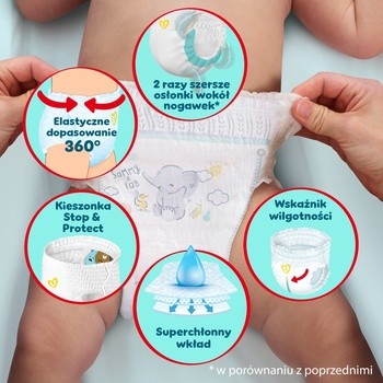 Pampers Premium Care Pants 7 (17+ kg), pieluchomajtki jednorazowe, 80 szt.