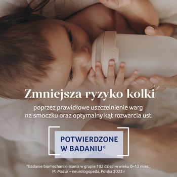 Canpol Lovi Mammafeel, butelka + smoczek dynamiczny do karmienia, 0 m+,150 ml