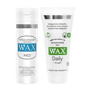 Zestaw WAX, Laboratorium Pilomax, szampon łagodzący podrażnienia hipoalergiczny, 200 ml + odżywka nawilżająca do włosów cienkich niefarbowanych, 200 ml