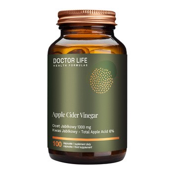 DoctorLife Apple Cider Vinegar, kapsułki, 100 szt.
