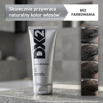 DX2, szampon dla mężczyzn przeciw siwieniu ciemnych włosów, 150 ml