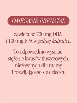 OmegaMe Prenatal, kapsułki miękkie, 60 szt.