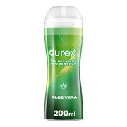 Durex Play 2w1 Massage Lube, żel do masażu i nawilżający żel intymny z kojącym aloesem, 200 ml
