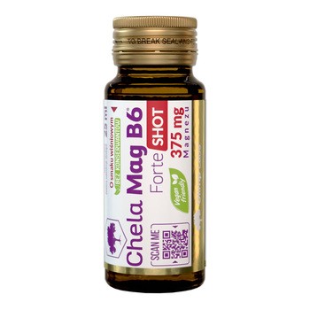 Olimp Chela-Mag B6 Forte Shot, ampułka, smak wiśniowy, 25 ml, 1 szt.