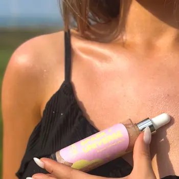 Bracia Mydlarze Spark Universe, rozświetlający olejek do ciała z drobinami, 50 ml