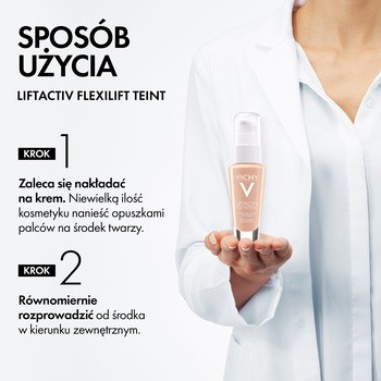 Vichy Liftactiv Flexiteint, podkład wygładzający zmarszczki, 25 Nude, 30 ml