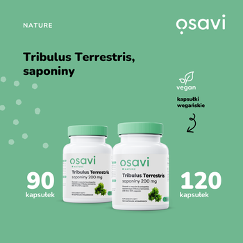 Osavi Tribulus Terrestris - saponiny 200 mg, kapsułki twarde, 120 szt.