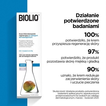 Bioliq, krem Cica intensywnie regenerujący po zabiegach dermatologicznych, 30 ml