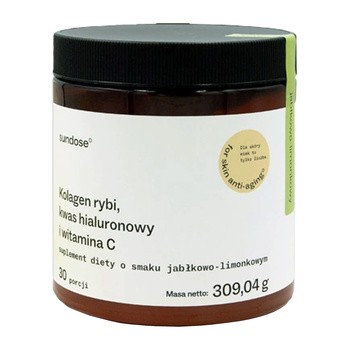 Sundose For Skin Anti-Aging, proszek, smak jabłko - limonka, 309,04 g