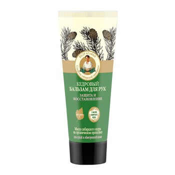 Receptury Babuszki Agafii, cedrowy balsam do rąk, ochrona i odbudowa, 75 ml