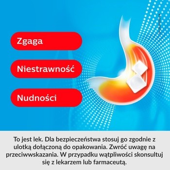 Rennie Antacidum, 680mg + 80mg, tabletki do ssania, 60 szt.