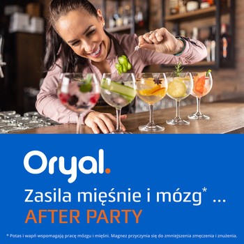 Oryal After Party, tabletki musujące, 18 szt.