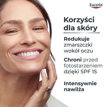Eucerin Hyaluron-Filler, przeciwzmarszczkowy krem pod oczy z kwasem hialuronowym SPF 15, 15 ml